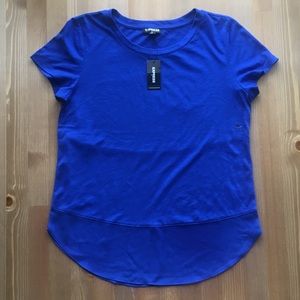 Express Royal Blue Blouse NWT